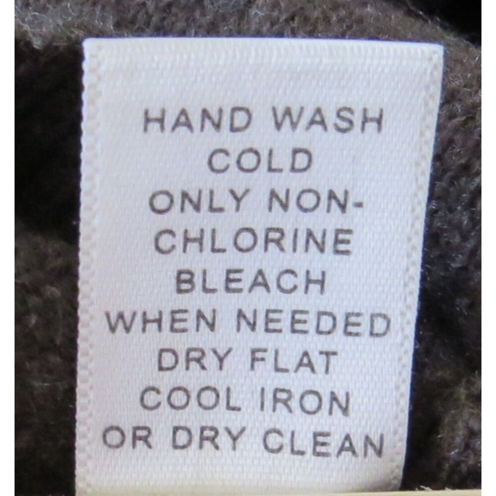 Banana Republic Men's 1/4 Zip Merino Blend Pullover Sweater  Brown Large  EUC - Picture 10 of 11